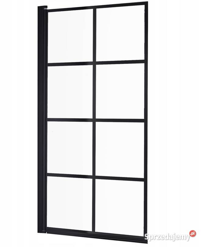 PARAWAN NAWANNOWY czarny kratka 80x140 Czarna Choroszcz