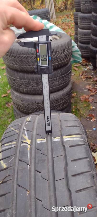 2 opony letnie 2254018 hankook evo3 ładne 18cale