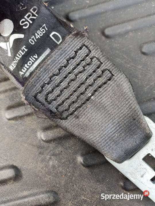 Pas bezpieczeństwa napinacz prawy przód przedni