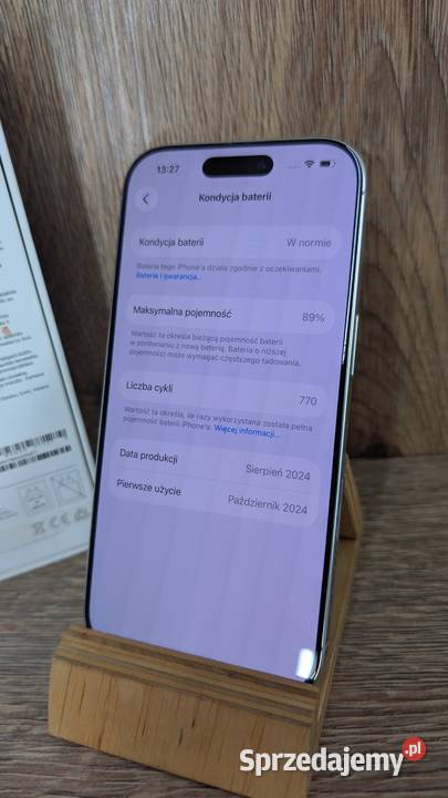 Apple iPhone 16 Pro 128GB White Titanium Model Ruda Śląska