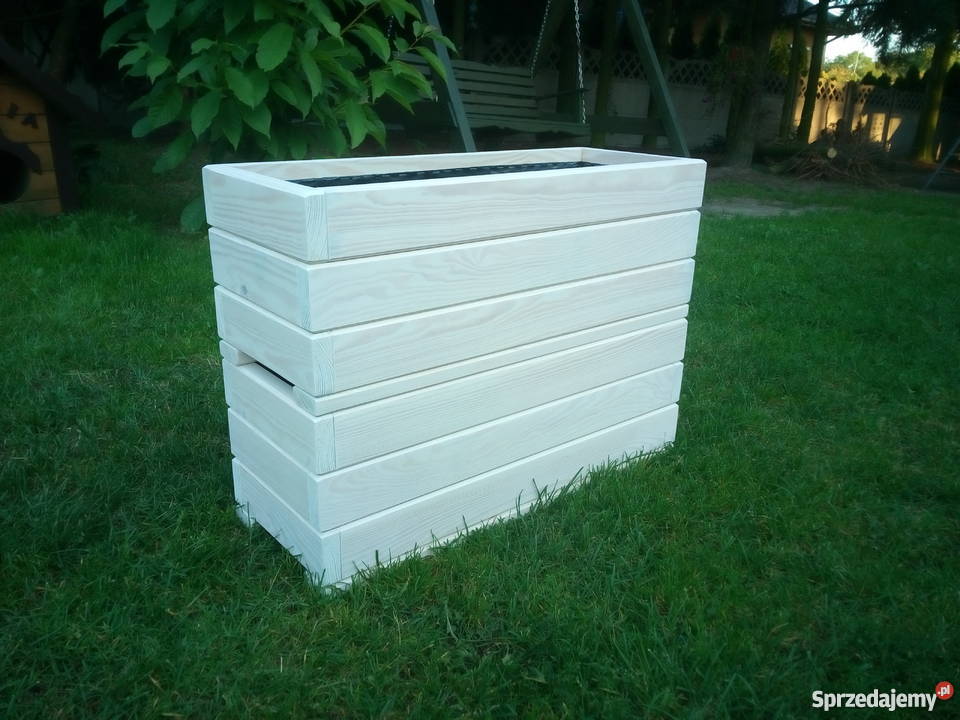 DUŻA DONICA DREWNIANA WYPRZEDAŻ OKAZJA Kalisz