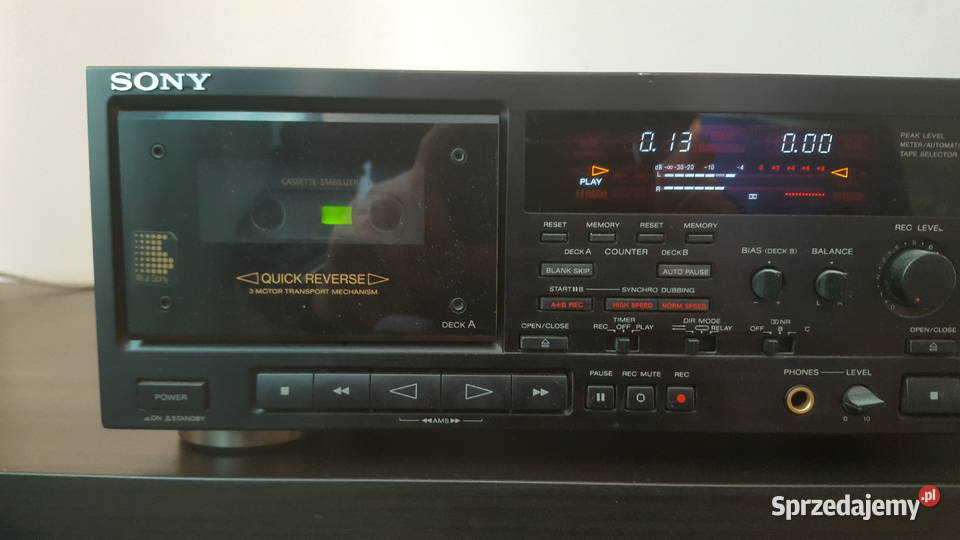 SONY STEREO CASETTE DECK TCWR770 małopolskie Nowy Sącz