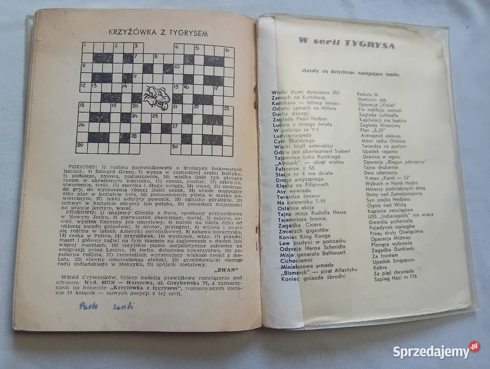 Żółty Tygrys Franciszek Welczar Szpieg Nazi 176 Koźminek