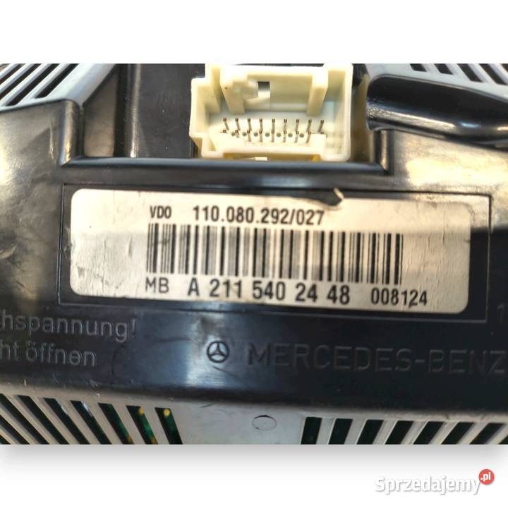 LICZNIK ZEGARY A2115402448 Mercedes W211 22 CDI Chełm
