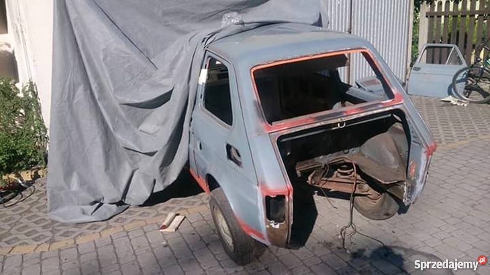 Polski Fiat 126p 1974r benzyna śląskie Knurów