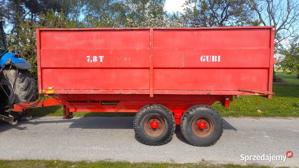 Przyczepa Gubi tandem rolnicza wysokiego Lubień Kujawski