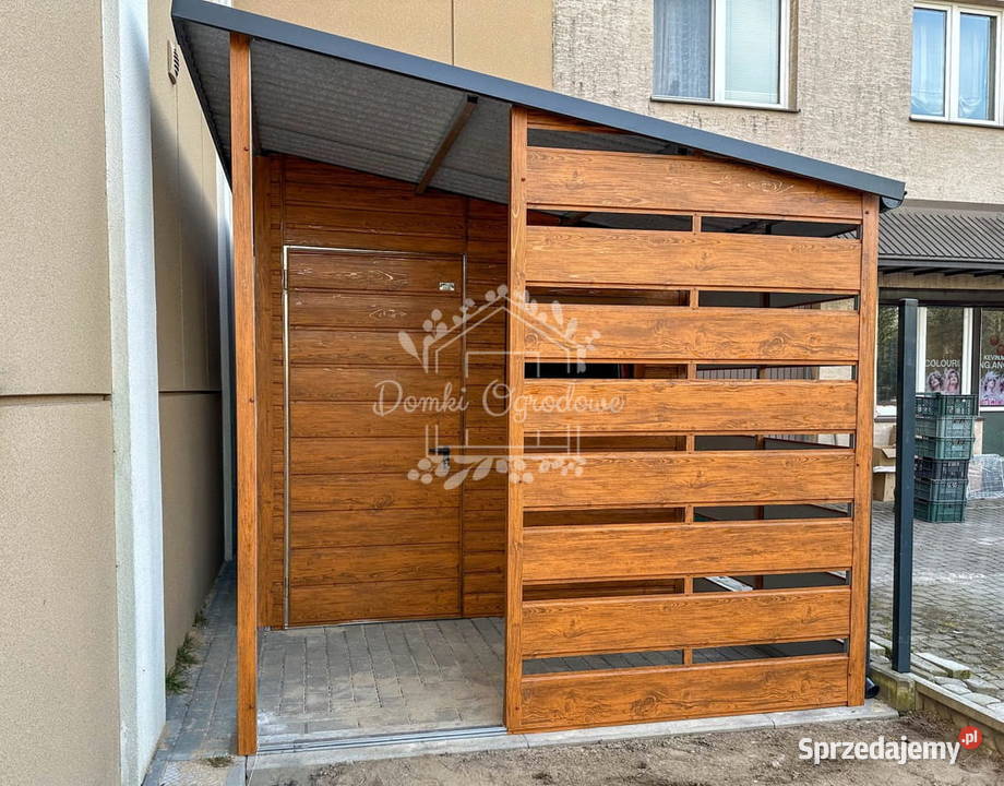 Schowek domek ogrodowy 25x4m wiata 15 m