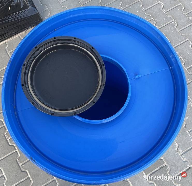 Beczki plastikowe 220L z dużym deklem