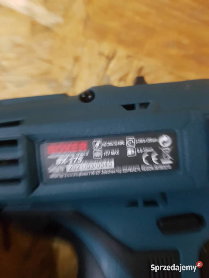 udostępnij Wkrętarka akumulatorowa Boxer BX175 Elektryczne Głogowa