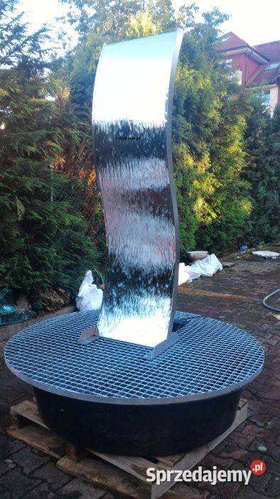 Ściana wodna fontanna Fala zwierciadło 180 zachodniopomorskie Szczecin