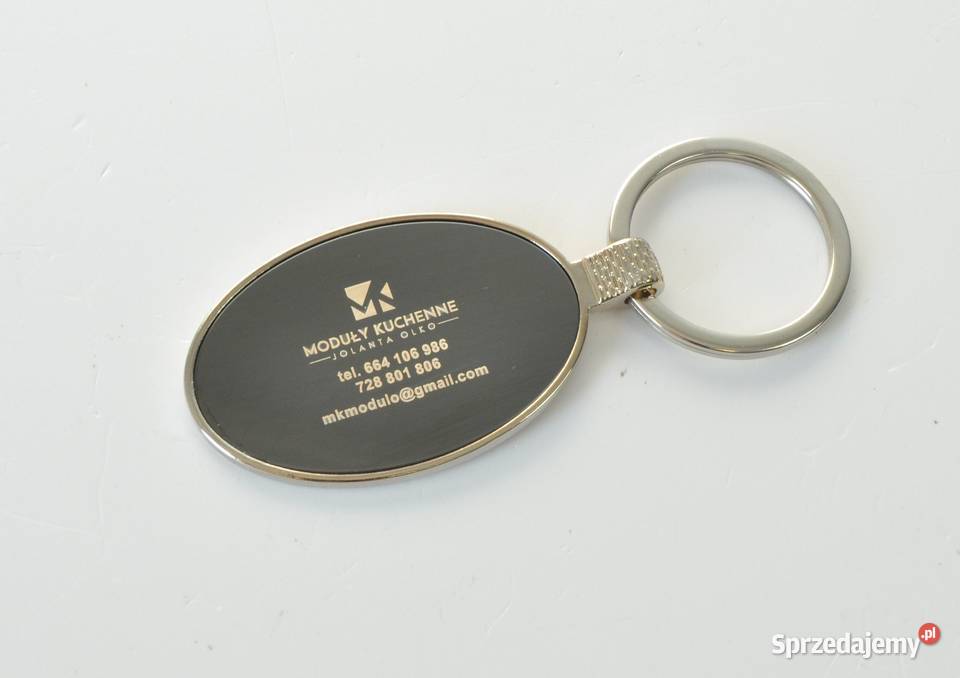 Brelok metalowy jednostronny grawer 50 podkarpackie Leżajsk