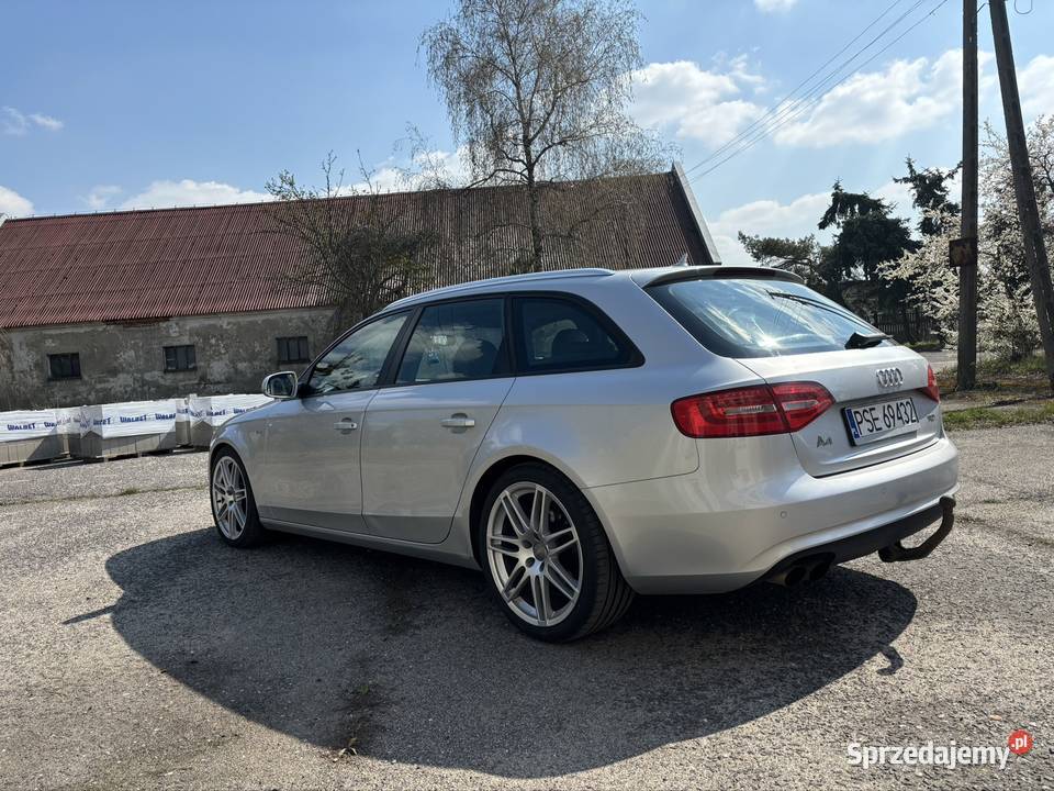 Audi A4 B8 SLine 20 TDI 177 Panorama BiXenon srebrny