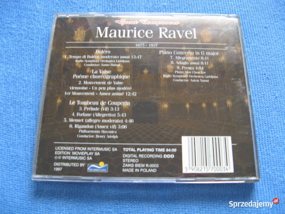 CD Bolero Maurice Ravel Poznań sprzedam
