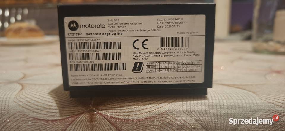 Motorola G20 8128 pomorskie Słupsk