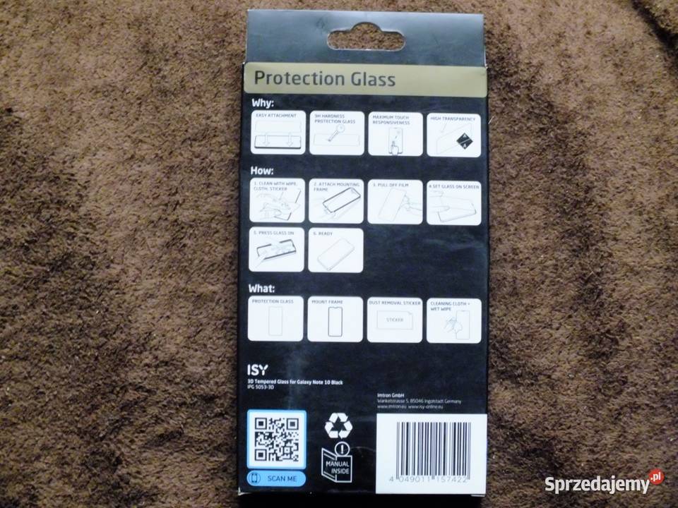 Szkło hartowane ISY do Samsung Galaxy Note 10 pomorskie Gdańsk sprzedam