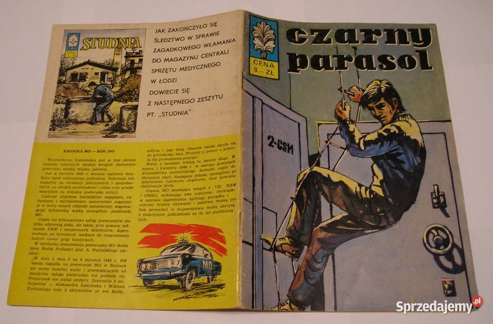 KAPITAN ŻBIK CZARNY PARASOL 1971 Łódź