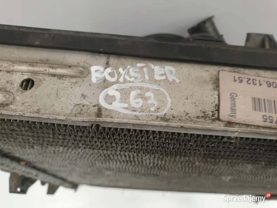 Porsche Boxster 986 27 CHŁODNICA WODY płynu Rudka