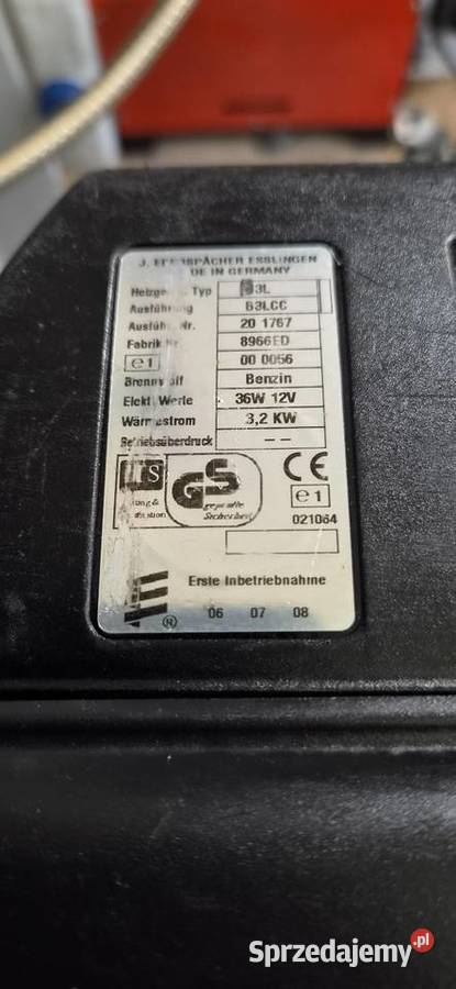 Ogrzewanie postojowe Eberspaecher 12v B3LCC B3LC