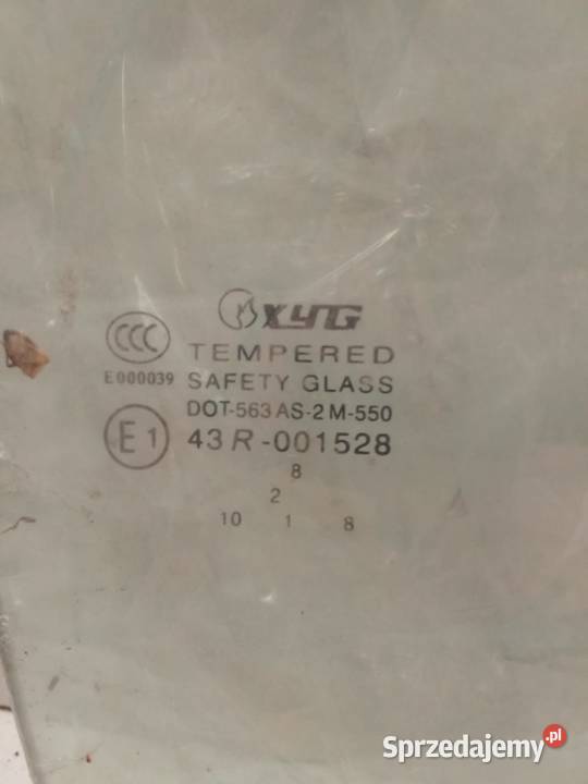 Szyba Drzwi Prawych Przednich Opel Astra Coupe Boczne (drzwi) Bralin