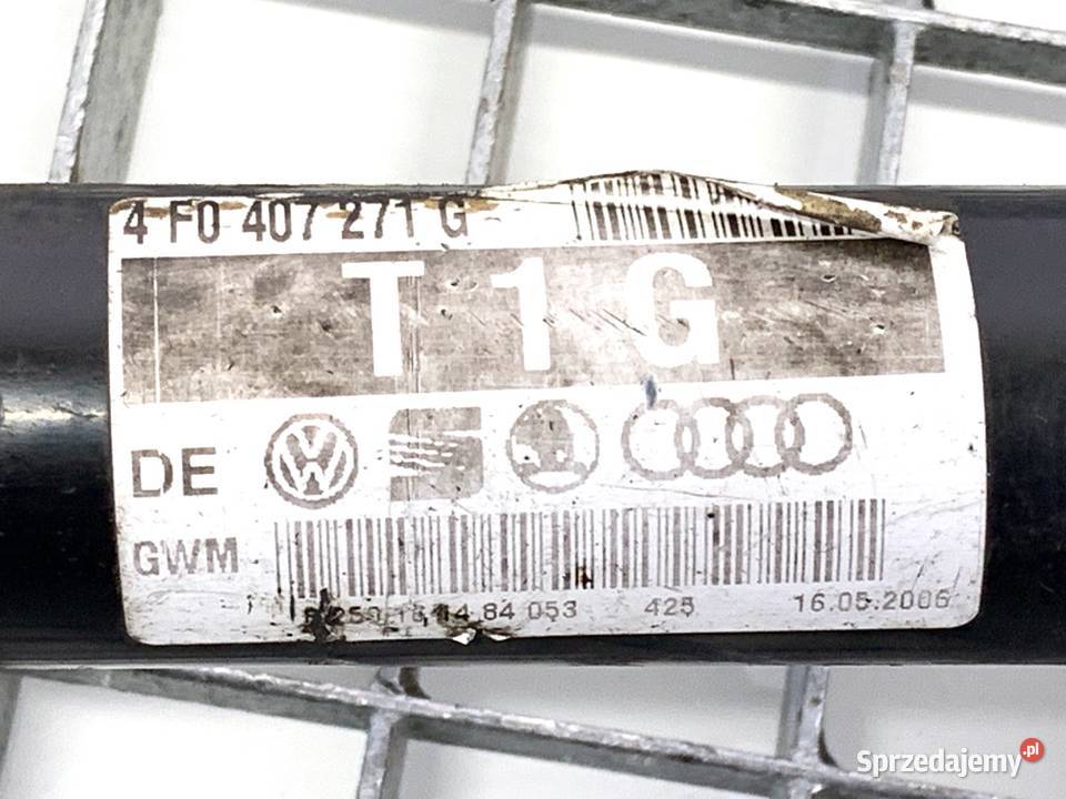 PÓŁOŚ LEWY PRZÓD AUDI A6 C6 4F0407271G 20 140