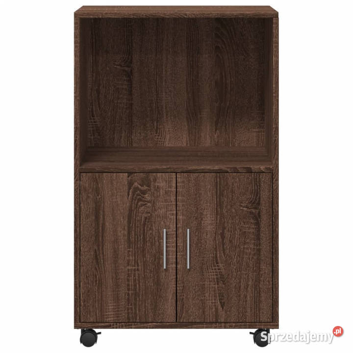 Szafka na kółkach brązowy dąb 55x40x91 WM853188 Pozostałe Warszawa sprzedam