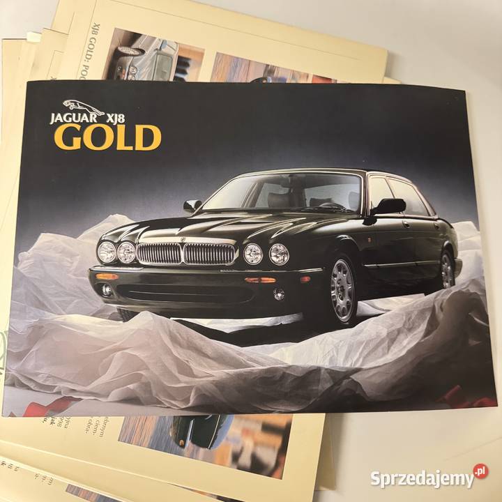Plakat reklamowy Jaguar XJ8 Gold Plakaty Warszawa