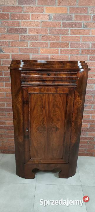 Piękny kątnik biedermeier antyk