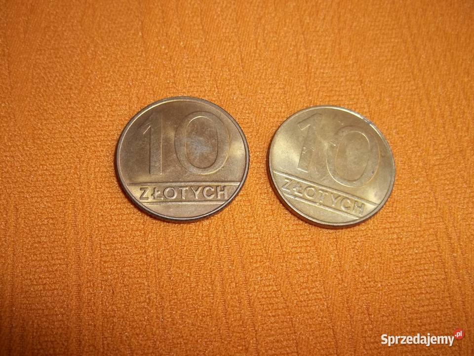 Moneta 10 PRL 1989r 1990r Łódź