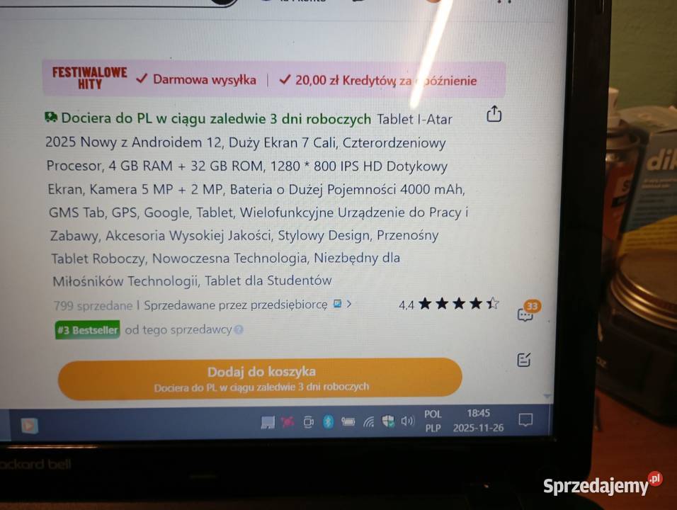 tablet 7 nowy nie trafiony prezent