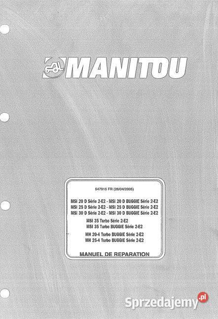 Manitou MSI20D MSI25D MSI30D MSI35 TURBO MH204 Kielce sprzedam