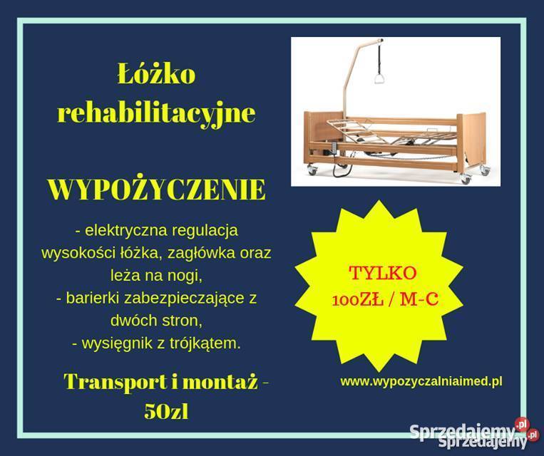 Łóżka Rehabilitacyjne Wynajem Sprzedaż Warszawa Wynajem sprzętu specjalistycznego