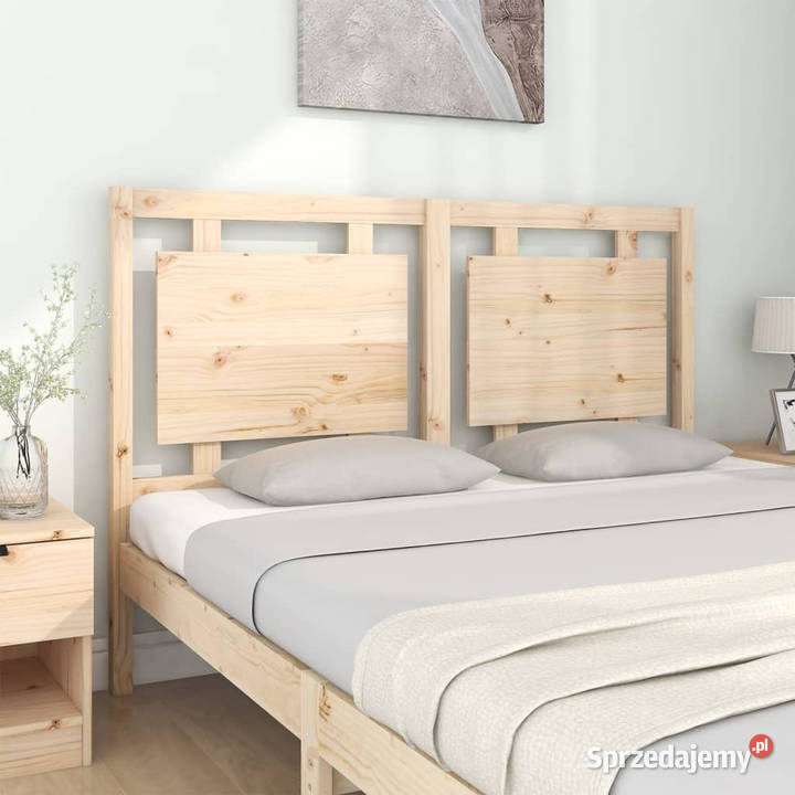 Wezgłowie łóżka 1455x4x100 lite drewno sosnowe