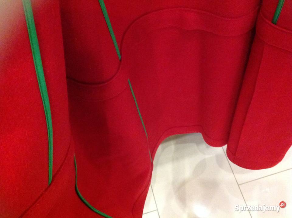 Kurtka Płaszcz Wełniany Damski BENETTON L Nowy Nowa Sól