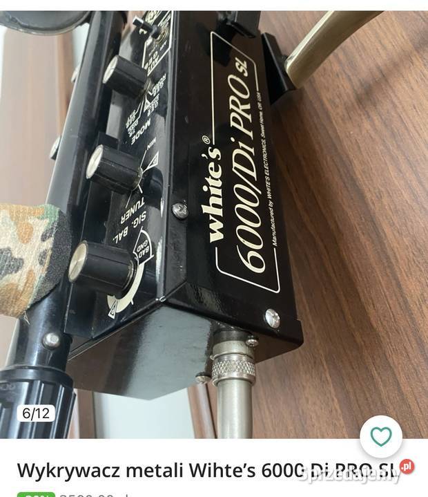 Wykrywacz metali Whites 6000 Di Pro SL Daleszyce