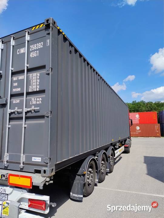 KONTENER MORSKI 40HC 12m Antracyt RAL 7016 Grabówka sprzedam