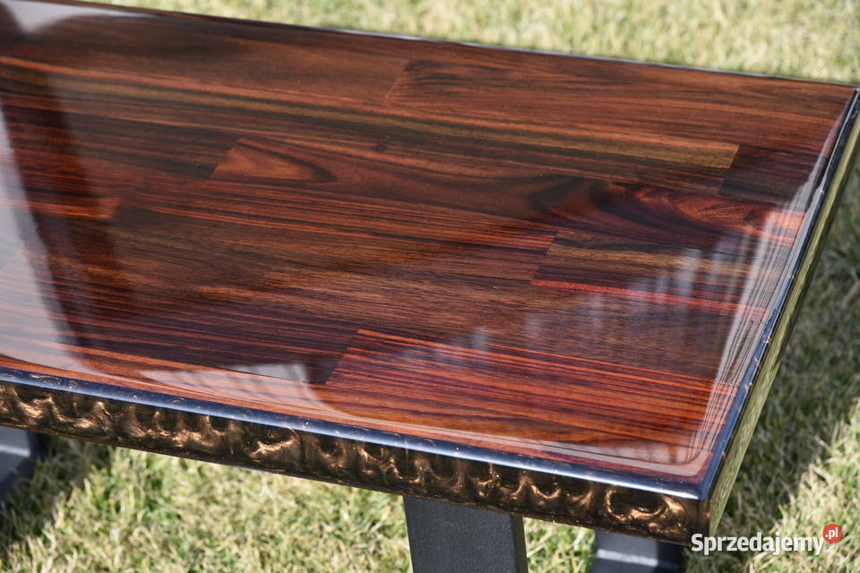 Stolik kawowy palisander coffee table epoxy Swarzędz sprzedam