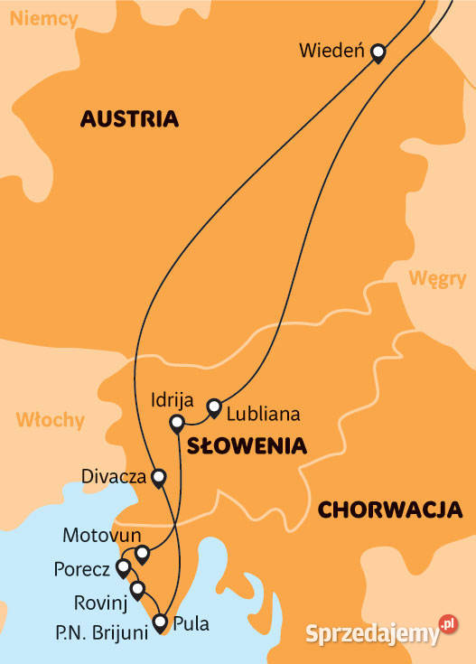 Geotour oferuje wycieczke objazdową Złoto Istrii Wakacje i podróże Chorzów