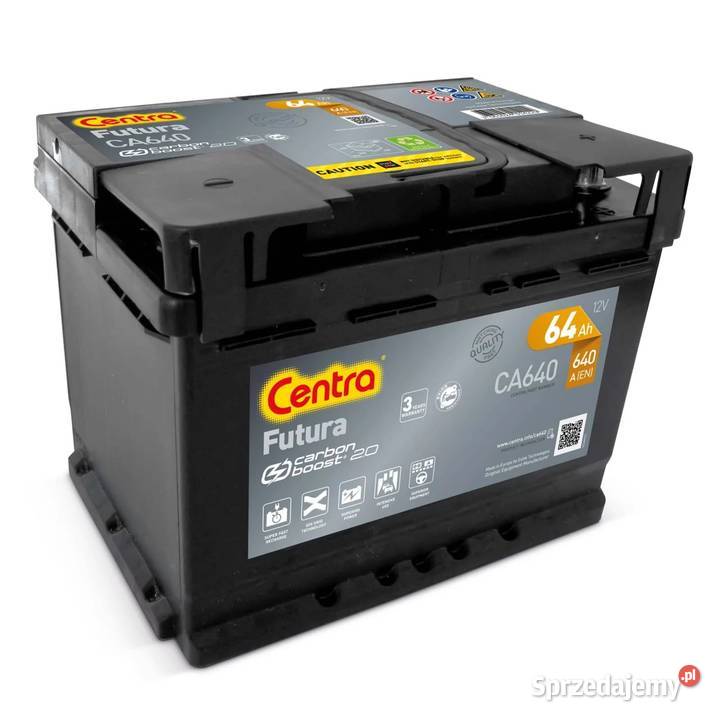 Akumulator Centra Futura 64Ah 640a ŁÓDŹ akumulatory łódzkie Łódź