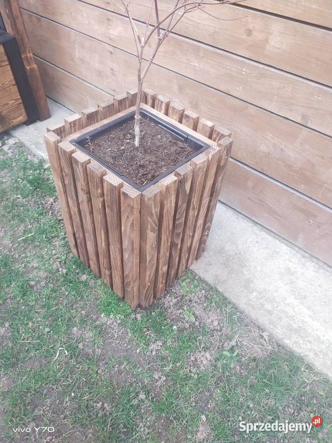 Pergola z donica w stylu loft Pergole i trejaże podkarpackie Krosno