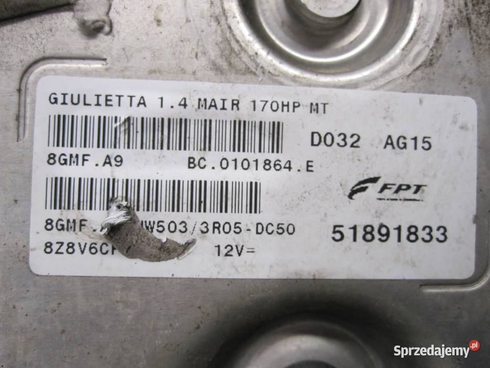 GIULIETTA 14 B 10r sterownik komputer silnika świętokrzyskie Kielce sprzedam