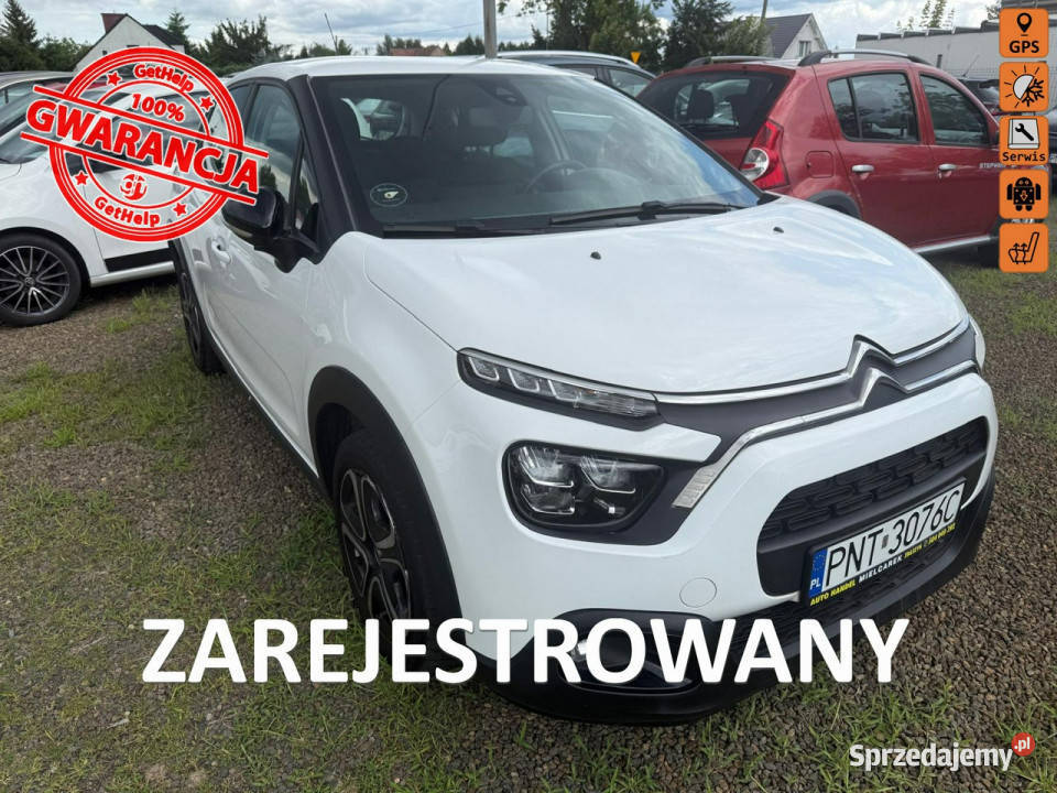 Citroen C3 zarejestrowany klima gwarancja III tempomat Zbąszyń sprzedam