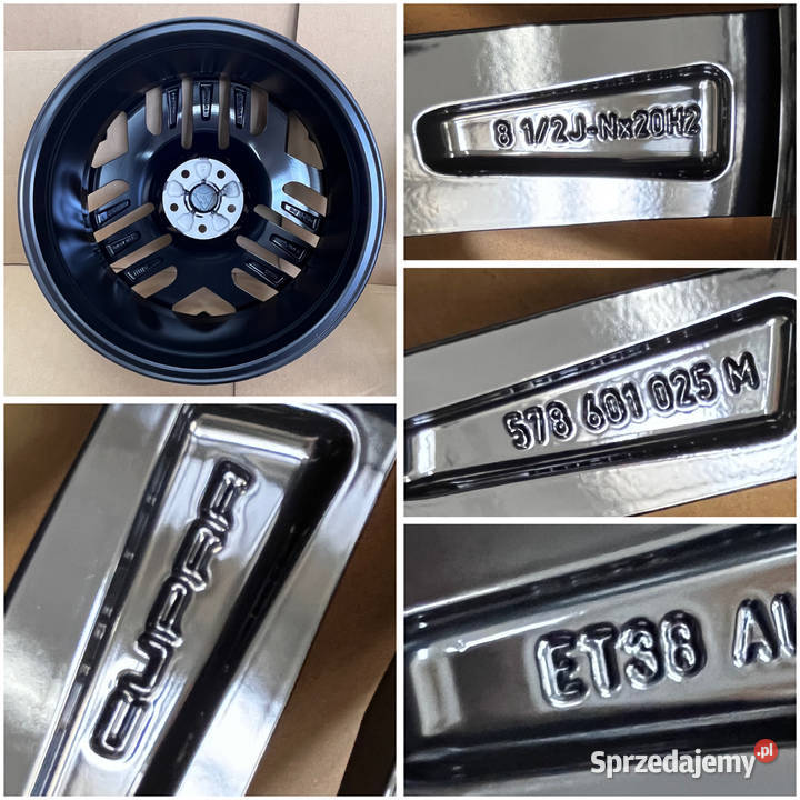Felgi 85x20 ET38 Cupra Terramar Tribe Edition OE wielkopolskie Gostyń sprzedam