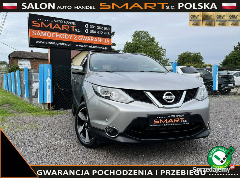 Nissan Qashqai Panorama Kamera Navi Serwisowany Qashqai Rydułtowy sprzedam