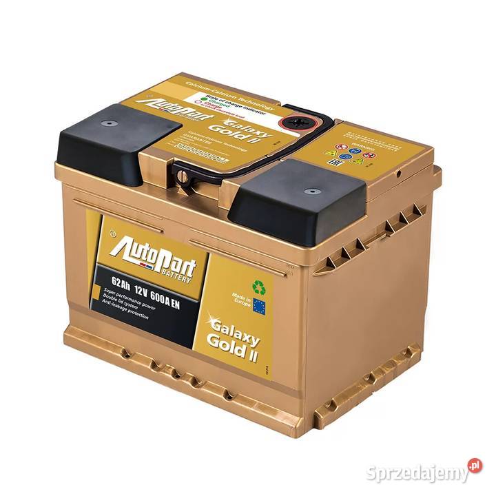 Akumulator Autopart Galaxy Gold II 62Ah 600A osobowe mazowieckie Radom