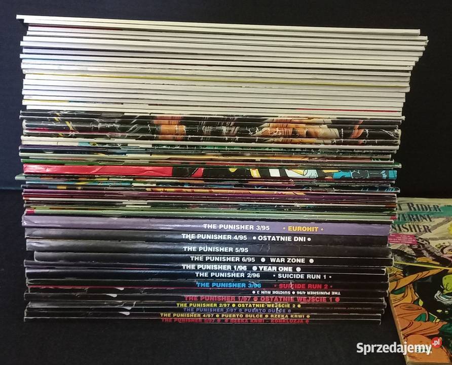 The Punisher TMSemic Marvel War Zone Komiksy 54 warmińsko-mazurskie Elbląg sprzedam