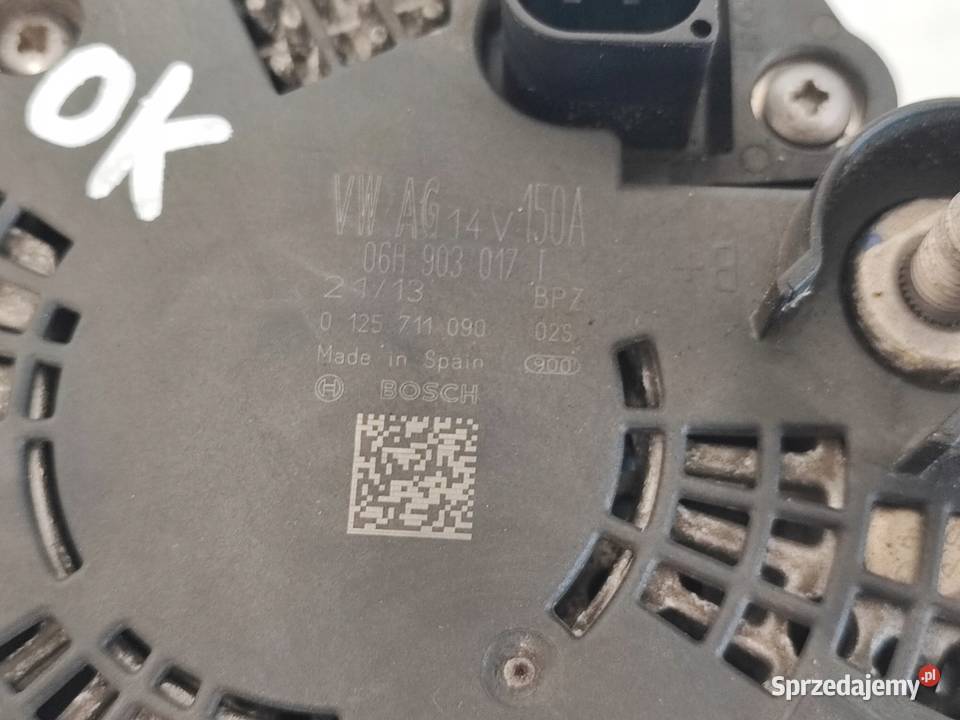 AUDI A5 14r 18 TFSI CJE CJEB 170 alternator Kielce