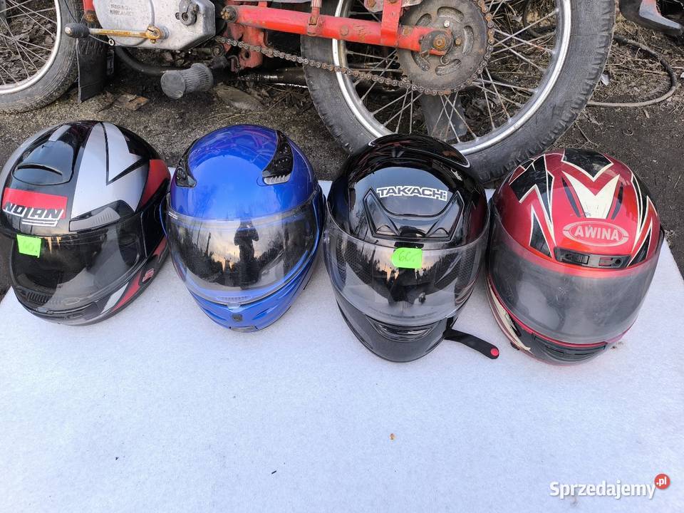 Kaski motocyklowe używane