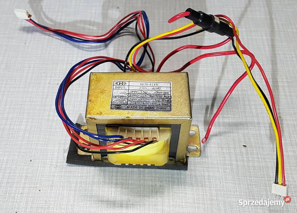 Transformator 230V5V8V19V21V trafo 6636618H Shen Legnica