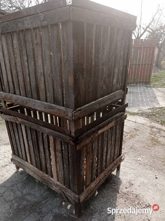 Skrzyniopalety drewno w ramie z kątownika mazowieckie Wiskitki
