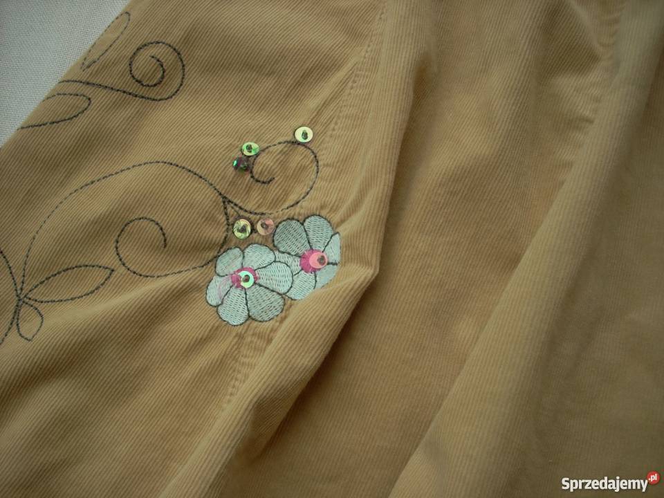 Spódnica SZtruksowa z Haftem 36 38 S M Nowy Sącz